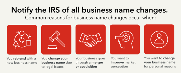 Reasons business name changes occur