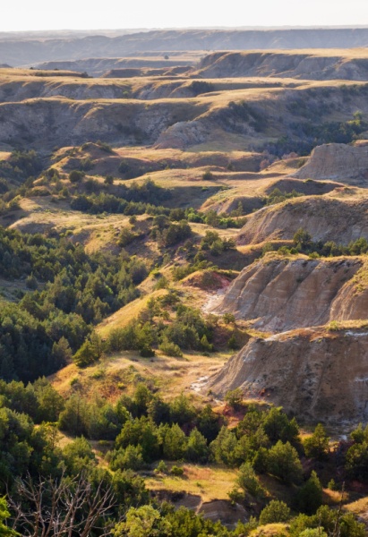 Badlands at Theodore Roosevelt National Park in Western North Dakota