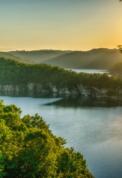 Long Point Overlook on Summersville Lake, West Virginia