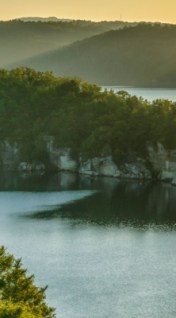 Long Point Overlook on Summersville Lake, West Virginia